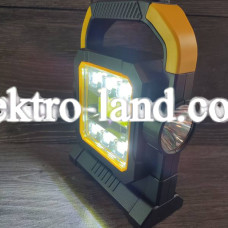 LED лампа HC-7078A фонарь аккумуляторный диодный фонарик на солнечной батареи, прожектор